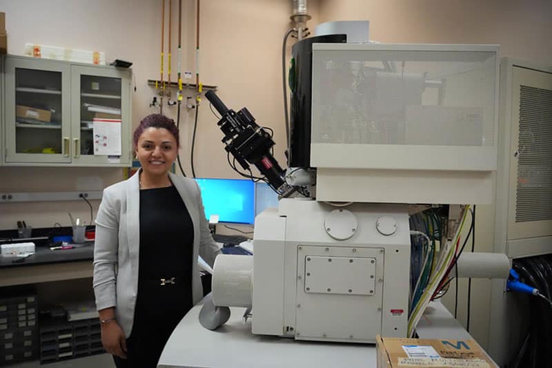 Dr. Marwa M.H. El-Sayed visited the U.S. Department of Energy's Pacific Northwest National Laboratory (PNNL) in Washington State