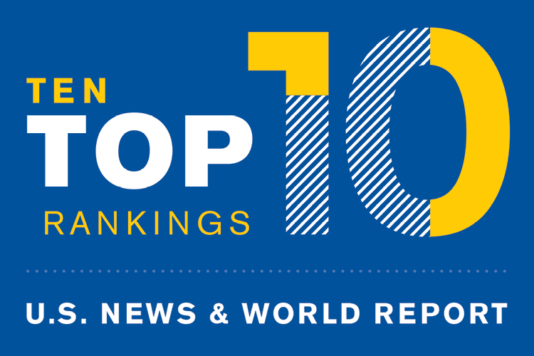 U.S. News and World Report Top 10 Logo