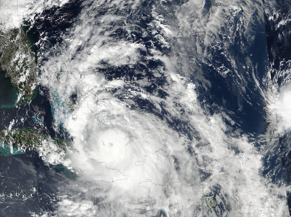 Hurricane Matthew October 5, 2:30 p.m. from NOAA/NASA Goddard Rapid Response Team