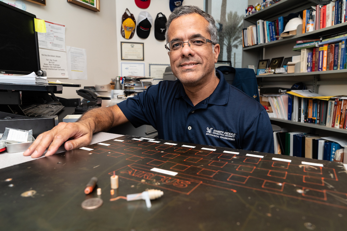 Dr. Rafael Rodriguez, associate professor of mechanical engineering