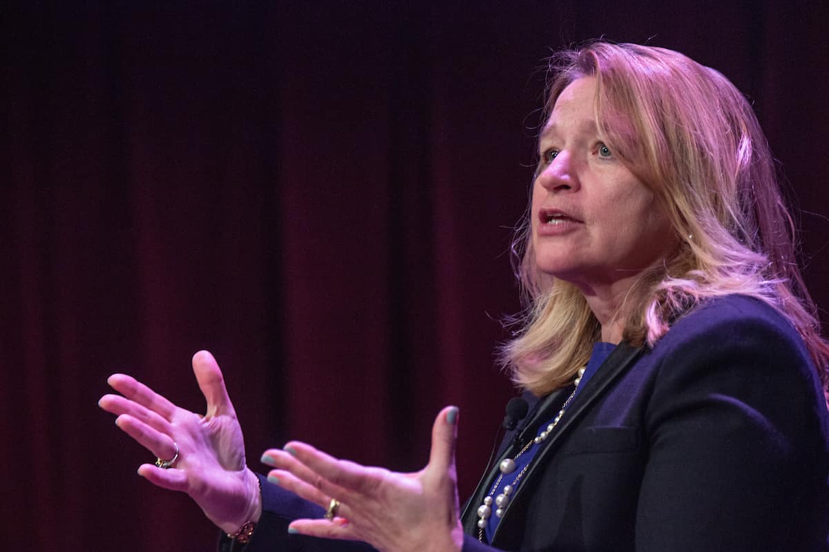 Ellen Stofan, director of the Smithsonian’s National Air and Space Museum, was featured in the latest SpeakER Series event. (Photo: Embry-Riddle/David Massey)
