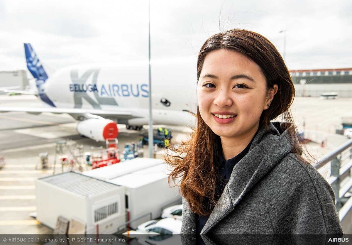 Embry-Riddle graduate student Ching-Wen (Kelly) Huang traveled to Toulouse, France to complete an internship with Airbus.