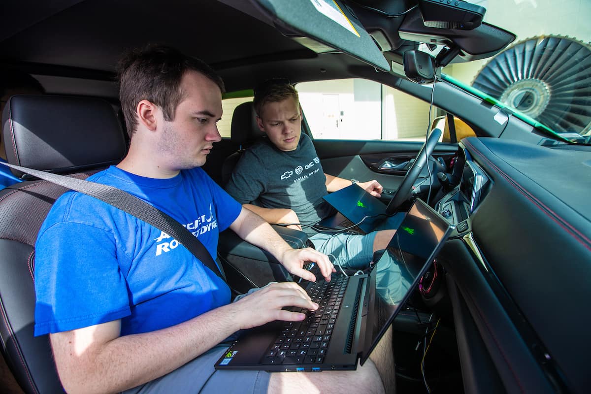 Students and the EcoCar