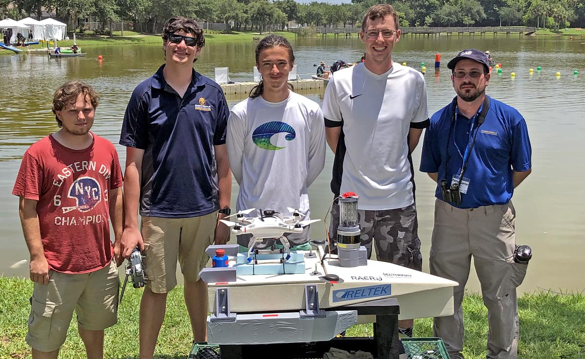 The Robotics Association at Embry-Riddle (RAER) competed at the ninth-annual RoboBoat competition, competing against 200 other participants from 13 teams.