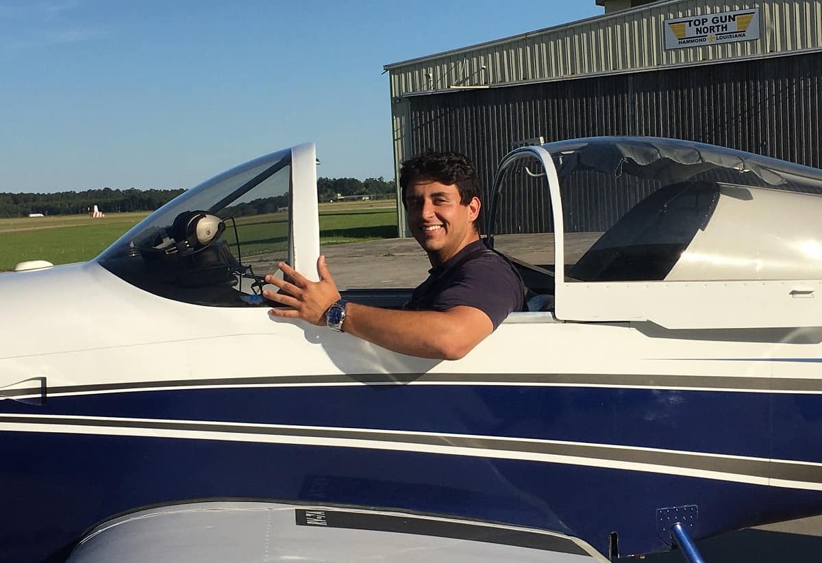 Embry-Riddle junior Juan Mesa