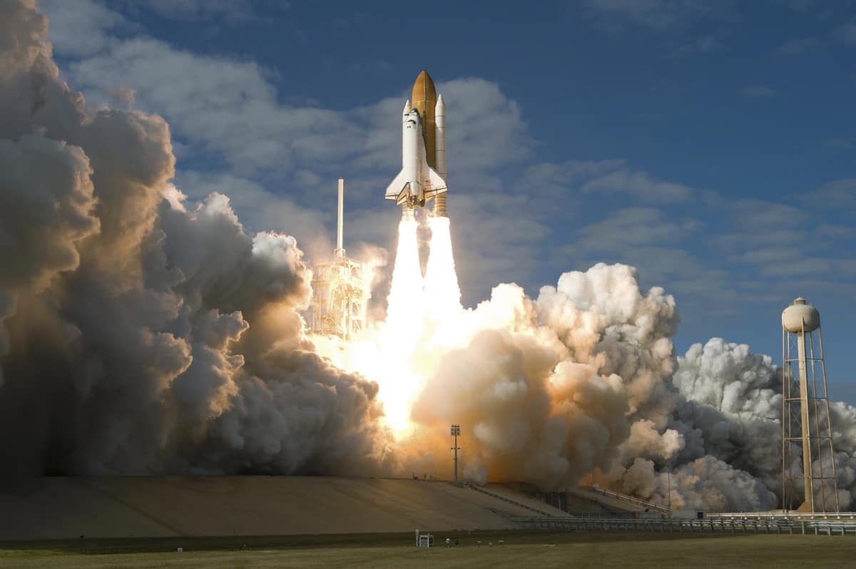 Embry-Riddle students got up-close views of rocket and space shuttle mock-ups during visits to Cape Canaveral Air Force Station (CCAFS) Space Launch Complex 46 and the Kennedy Space Center Visitor Complex last semester.