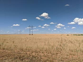 a landscape of the plains of texas