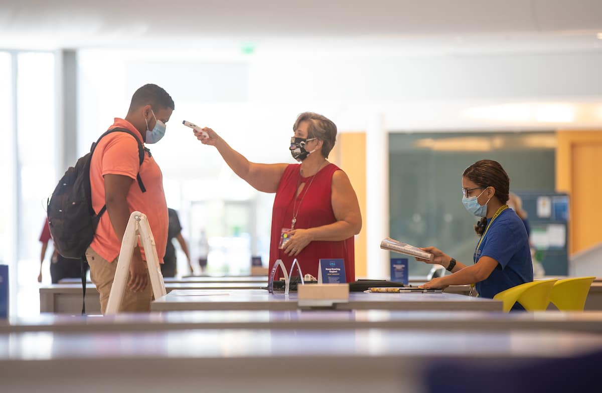 Out of approximately 4,400 residence hall beds across both of Embry-Riddle’s residential campuses, the university has confirmed only 19 cases of Covid-19 among students living in on-campus housing. (Photo: Embry-Riddle)