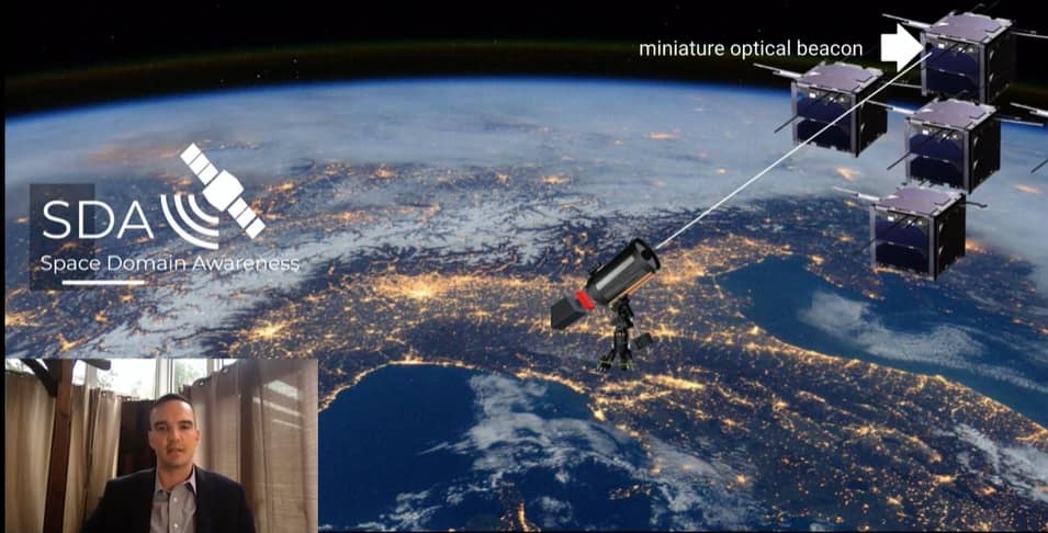 Entrants to Embry-Riddle’s 2020 TREP Expo — such as John Lee of Space Domain Awareness, Inc., which took home a first-place prize — presented business ideas to more than 600 viewers watching on YouTube.