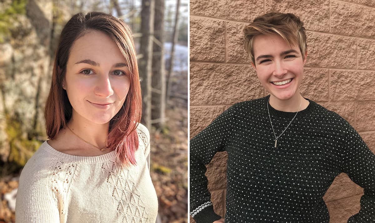 Zoe Brand and Katrina “Kat” Ternus, Embry-Riddle undergraduate students, were selected from more than 800 applicants this year to earn Brooke Owens Fellowships. (Photos: Kat Ternus and Zoe Brand)