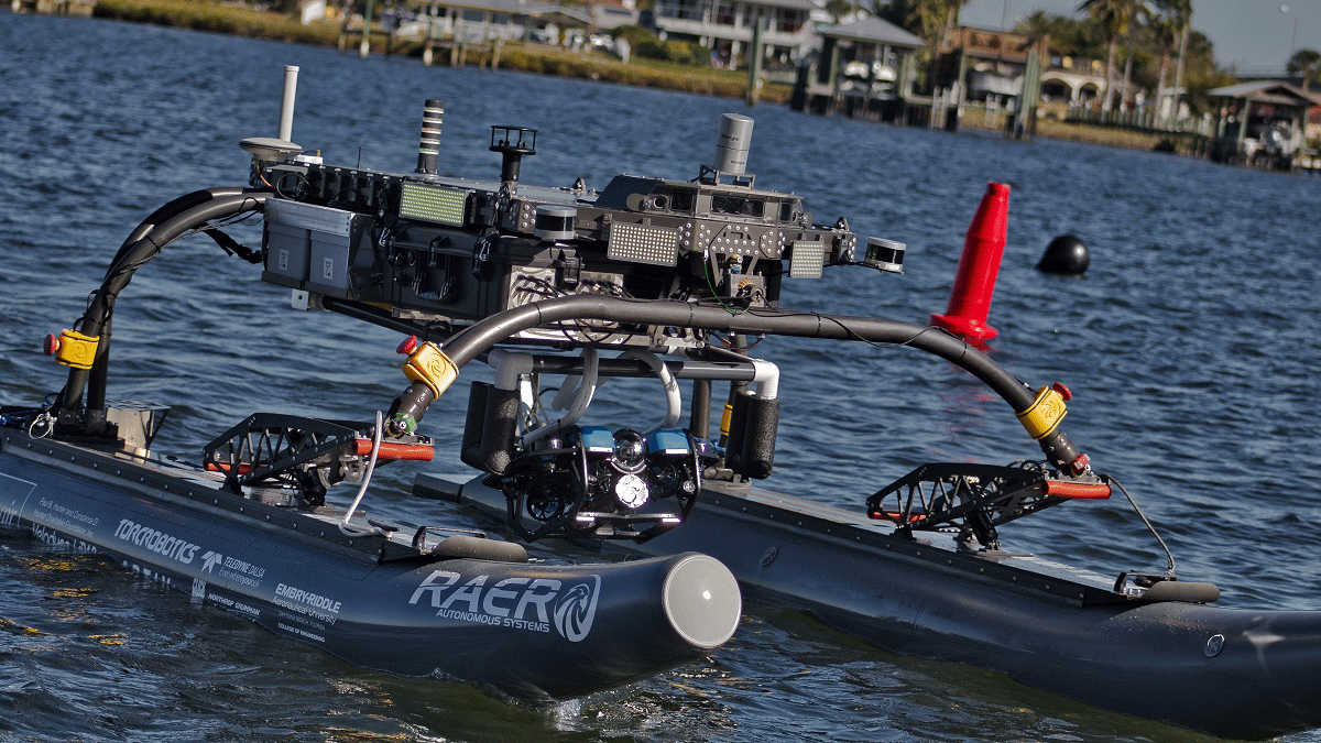 Embry-Riddle’s Maritime RobotX Team Robotic Boat