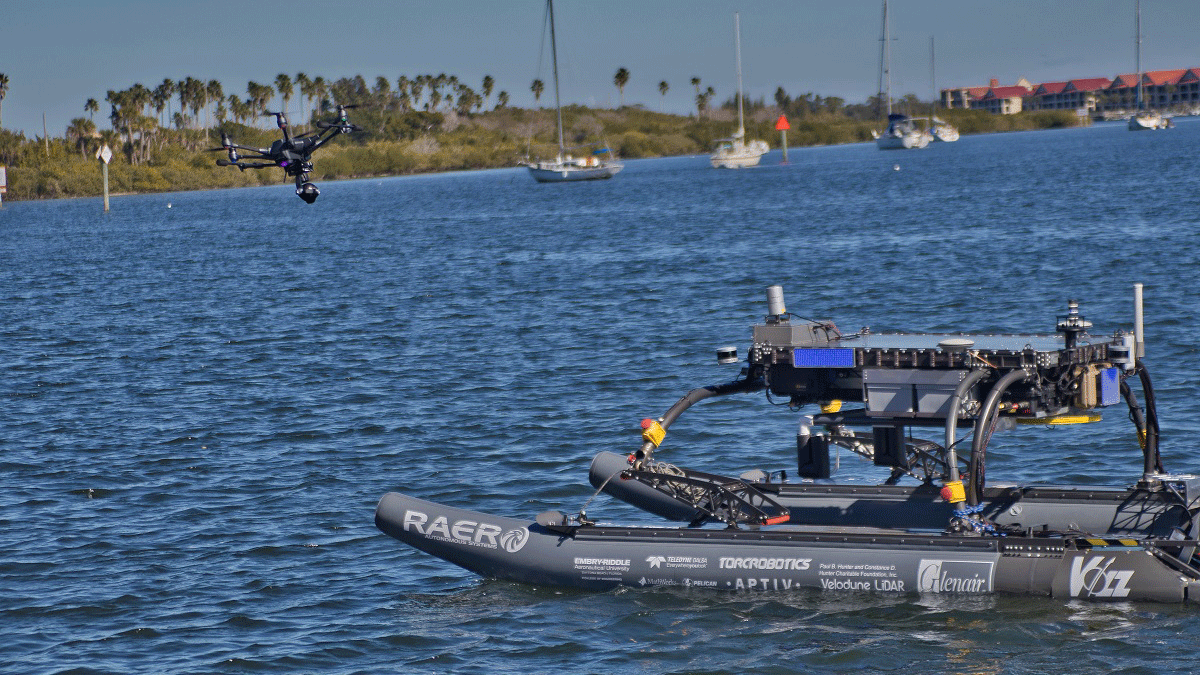 Embry-Riddle’s Maritime RobotX Team Robotic Boat