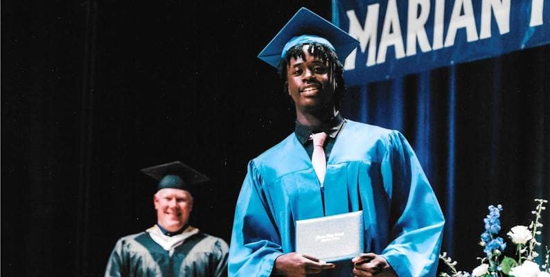 Jerry Bracey, incoming Embry-Riddle student and recipient of the first Project Liftoff Scholarship, recently received his high school diploma. (Photo: Jerry Bracey)