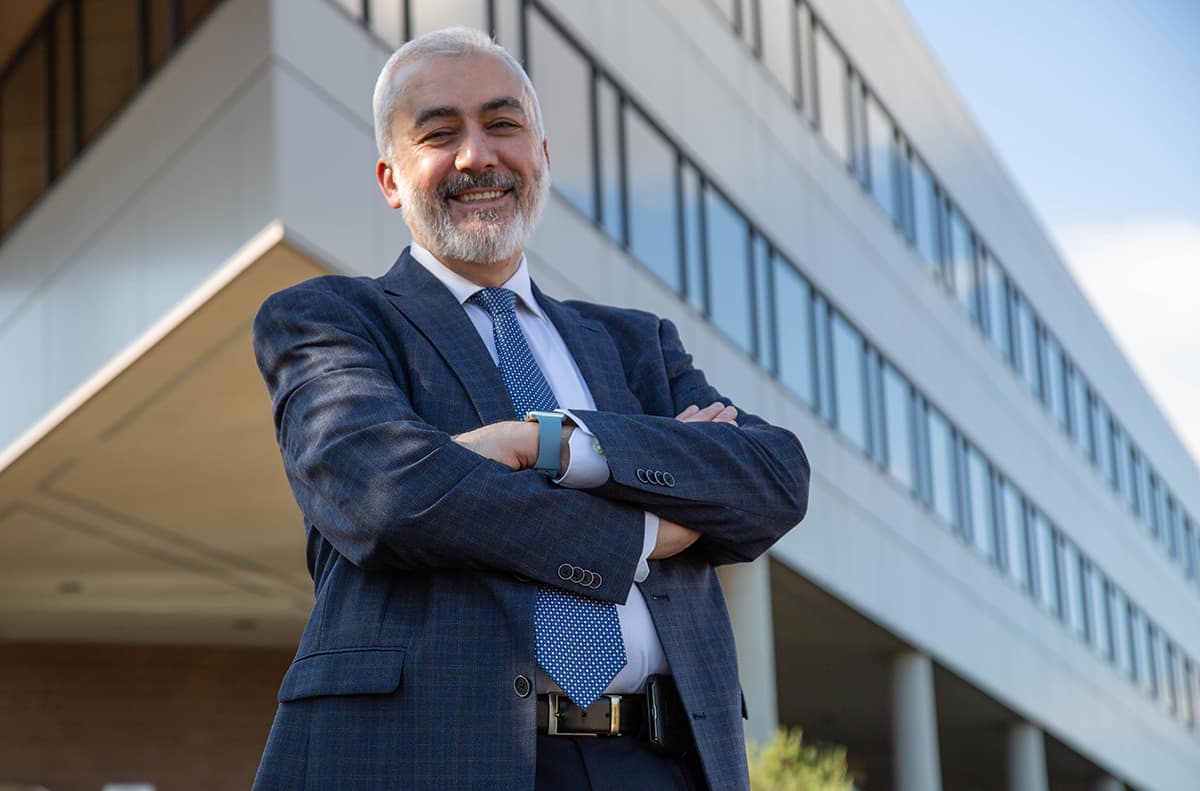 Dr. Zafer (Zaf) Hatahet is the new dean of the College of Arts and Sciences at Embry-Riddle’s Prescott Campus. (Photo: Embry-Riddle/Jason Kadah)