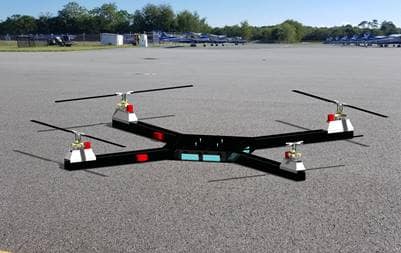 UAS on a tarmac