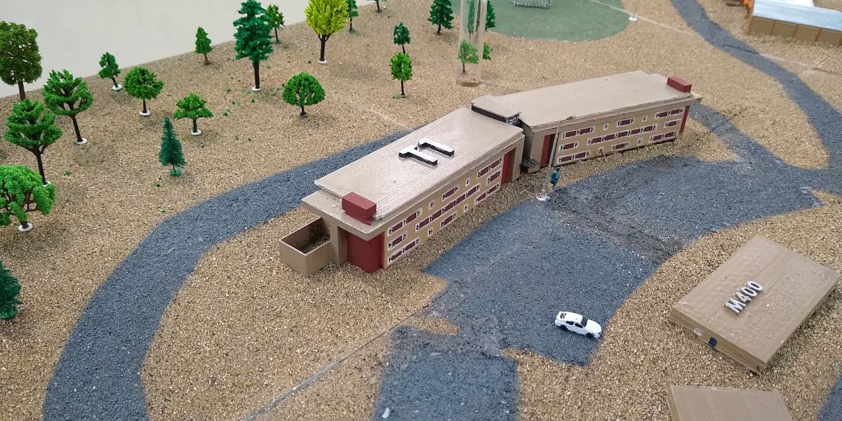 3D Printed Model of Embry-Riddle's Prescott Campus