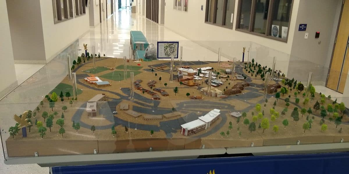 3D Printed Model of Embry-Riddle's Prescott Campus