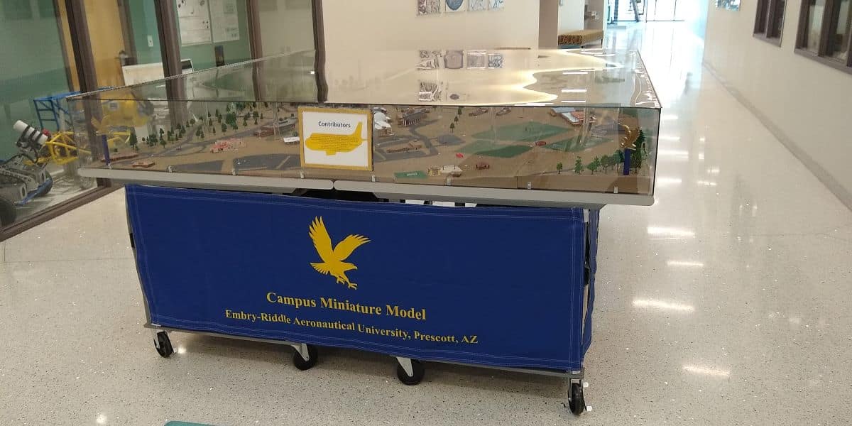 3D Printed Model of Embry-Riddle's Prescott Campus