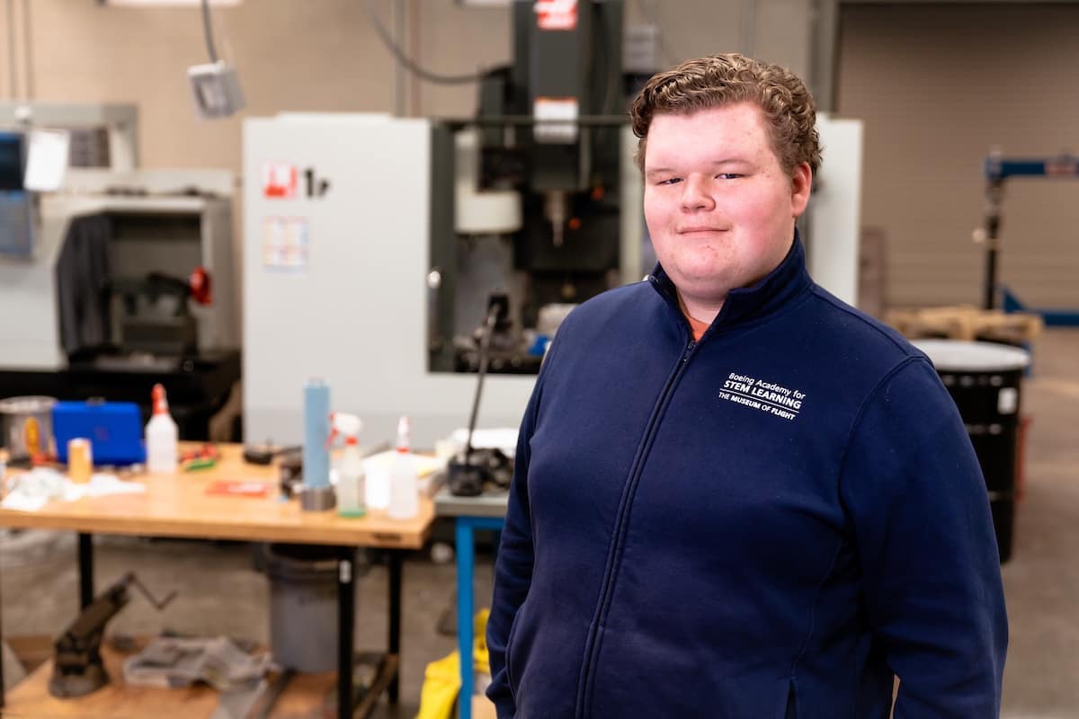 Student Joshua Carver Majoring in Aerospace Engineering at Embry-Riddle Aeronautical University